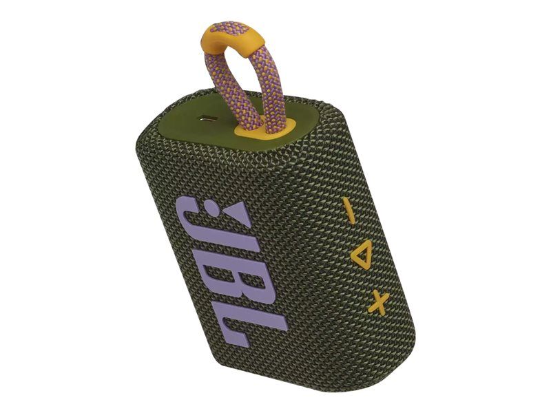 JBL Go 3 - Haut-parleur - pour utilisation mobile - sans fil - Bluetooth 5.1 - 4.2 watt - vert