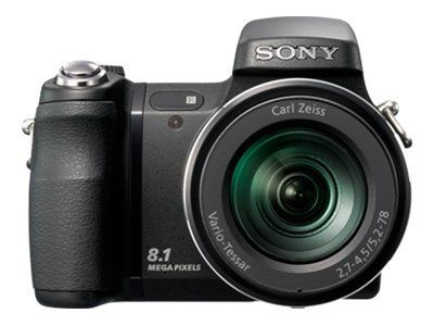Sony CompactH7/B Digital Camera - 8.1MP - 15x Optical Zoom - Carl Zeiss - 31MB Flash - Black