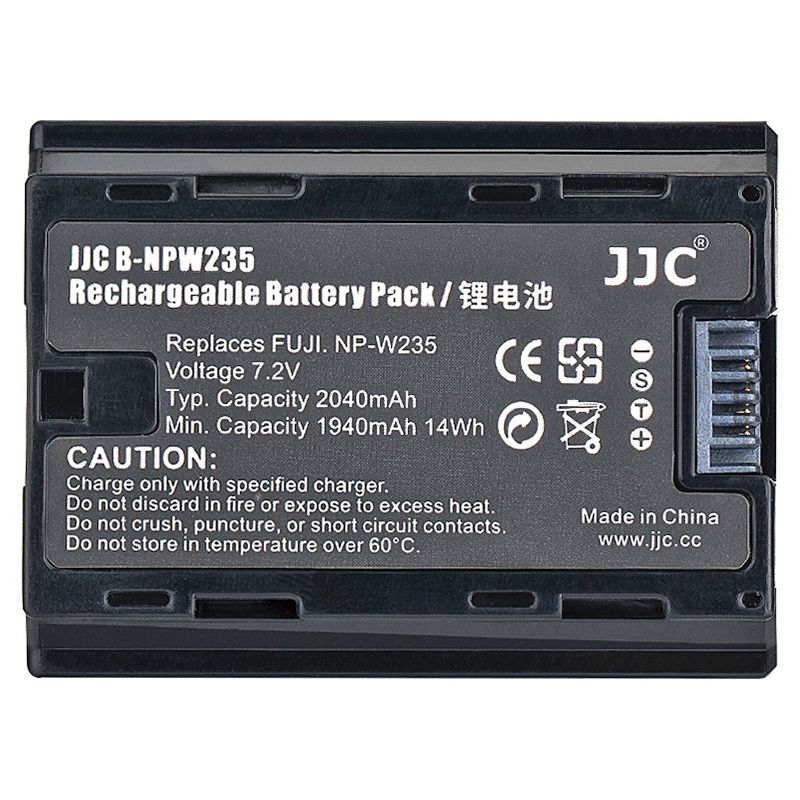 Jadegarden Rechargeable Battery 2040mAh for Fujifilm NP-W235, Compatible with Fujifilm X-T4