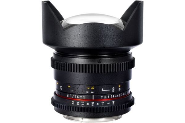 Samyang 14mm T3.1 VDSLR Lens for Canon