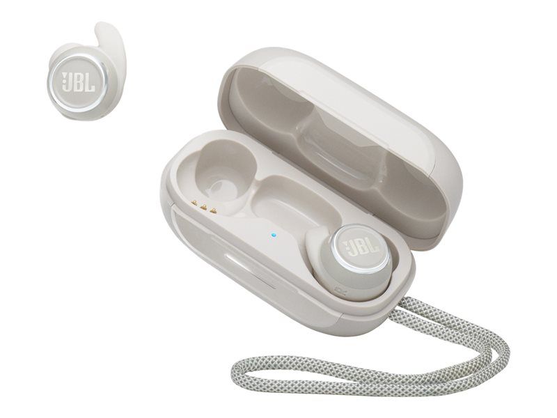 JBL Reflect Mini NC - Active Noise Cancelling Wireless Earbuds - White