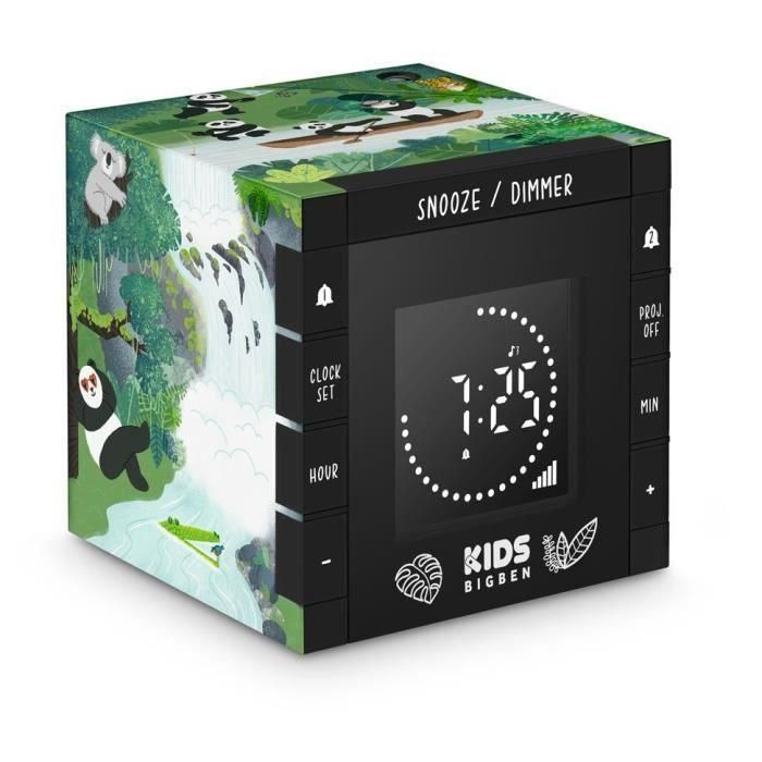 Bigben Panda Alarm Clock Projector Cube