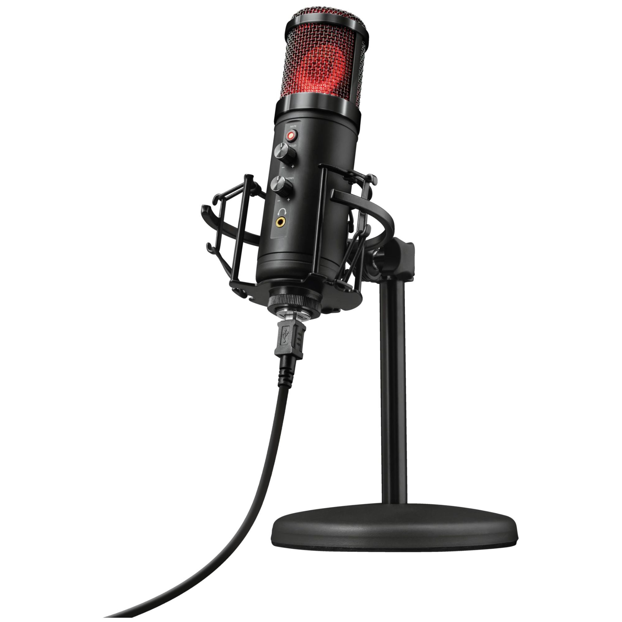 Trust GXT 256 Exxo Black USB Microphone for PC