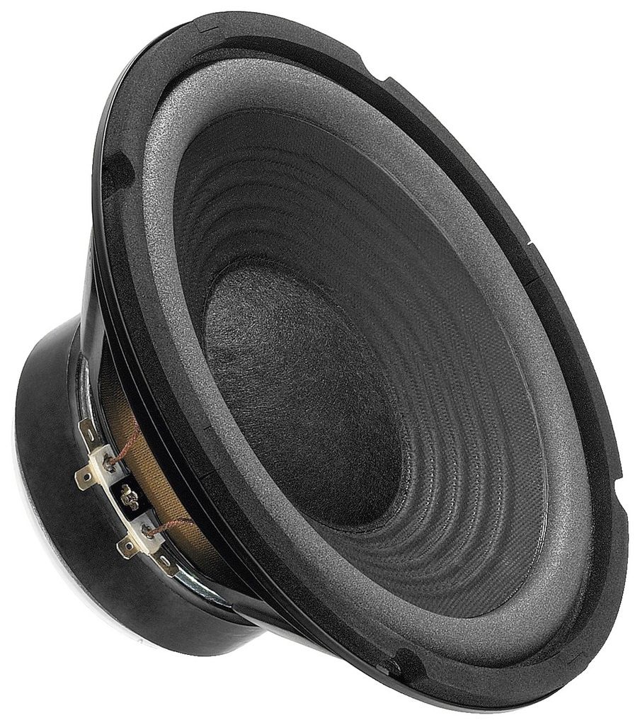 Monacor Hi-Fi Subwoofer and Midrange Speaker, 100W Max, 50W RMS, 4 Ohms