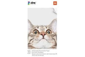 Papel foto instantáneo Xiaomi, 20 hojas para impresora foto portátil