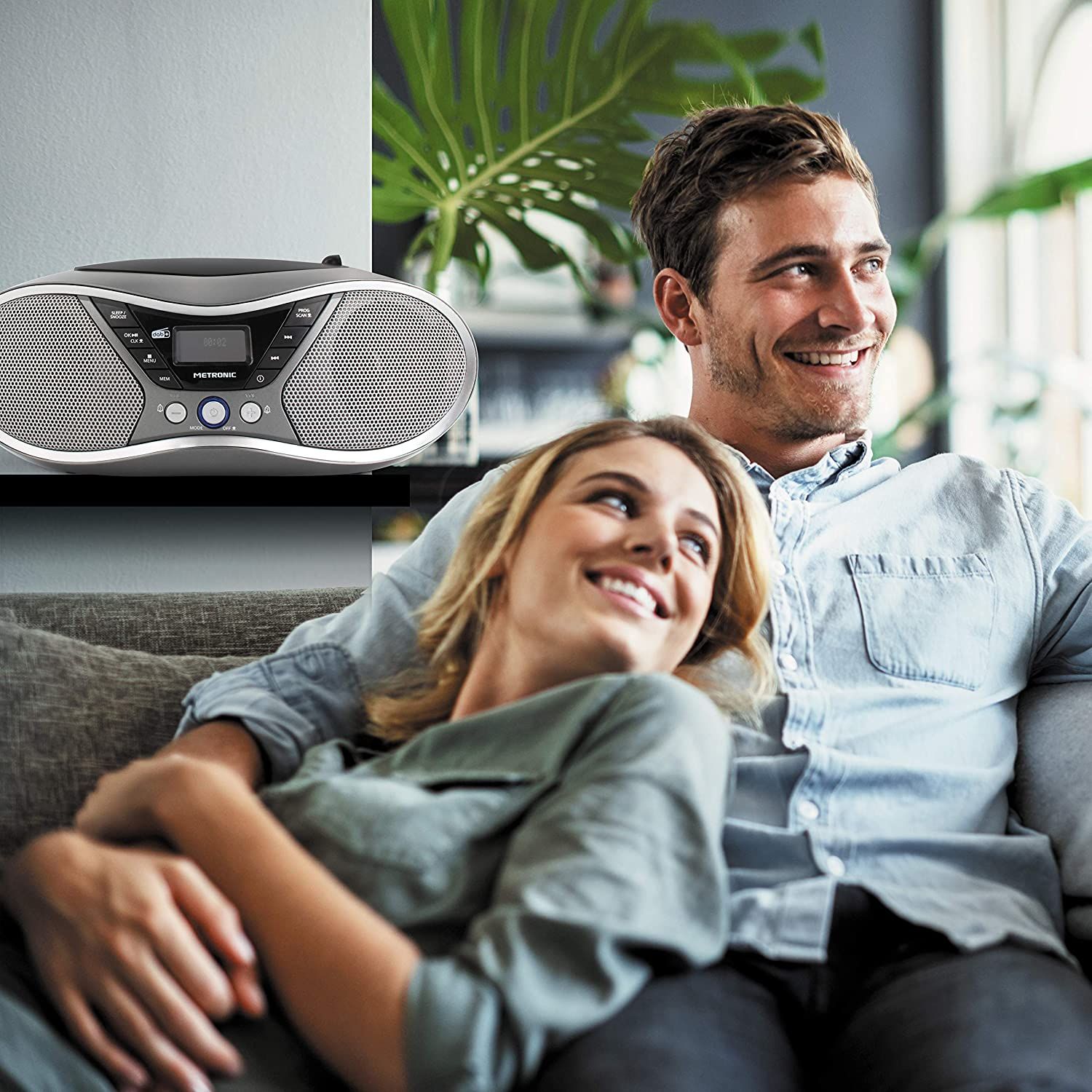 Metronic Mini Hi-Fi System - CD Player with DAB+ and FM RDS MP3 USB