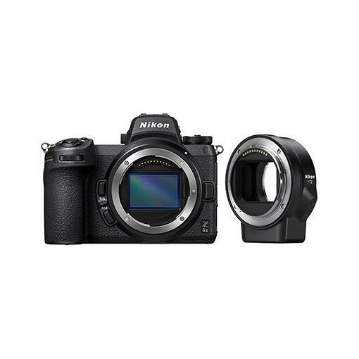Cámara híbrida Nikon Z6 II de formato completo + adaptador de montura FTZ