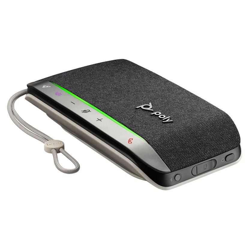 Haut-parleur intelligent HP Poly Sync 20 - Bluetooth, filaire et sans fil - USB-A - Argent - Certifié Microsoft Teams