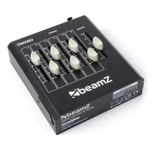 Contrôleur DMX 6 canaux BeamZ BMX60 Skytec pour éclairage de scène ou spectacle lumineux disco