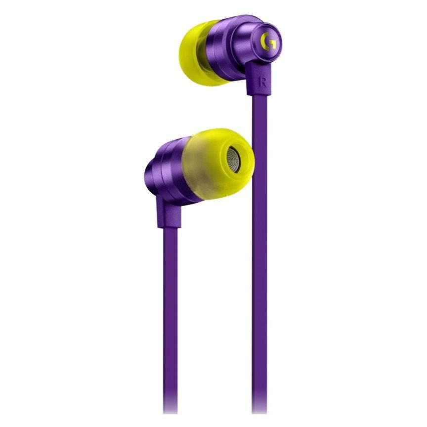 Casque Logitech G G333 - Filaire, Intégralement dans l'oreille, Jack 3,5 mm, Violet