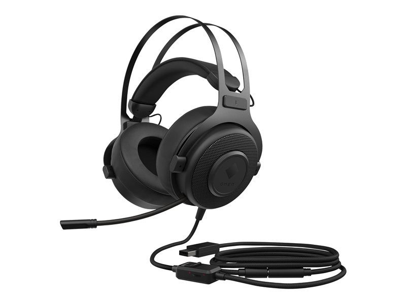 HP OMEN Blast - Cyber Earphone - Wired - USB - Shadow Black - for HP 21, Pavilion 13, 14, 15, Portable 24, 27, 32, TP01
