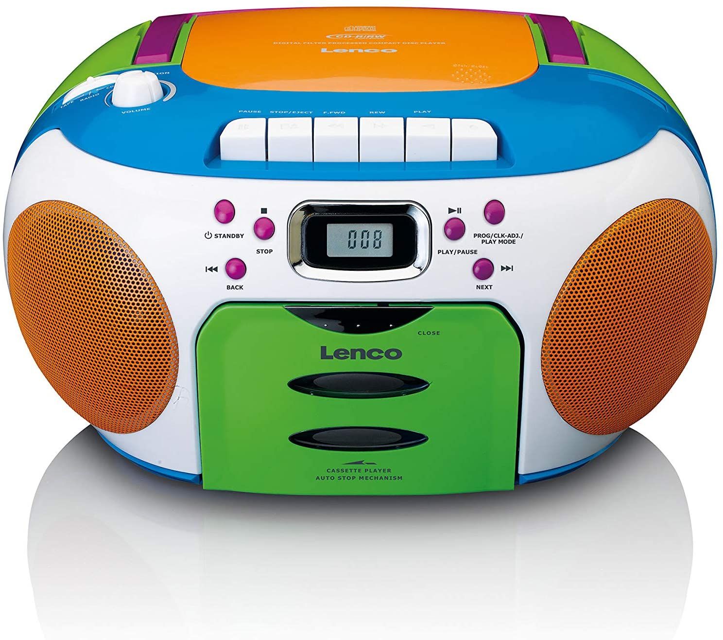 Lenco Mini Stereo Hi-Fi Player with FM Radio and Bluetooth