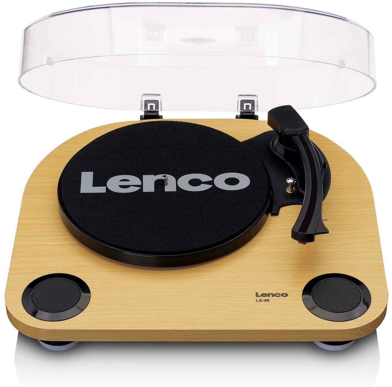 Lenco Vinyl Turntable 33,45 RPM Brown