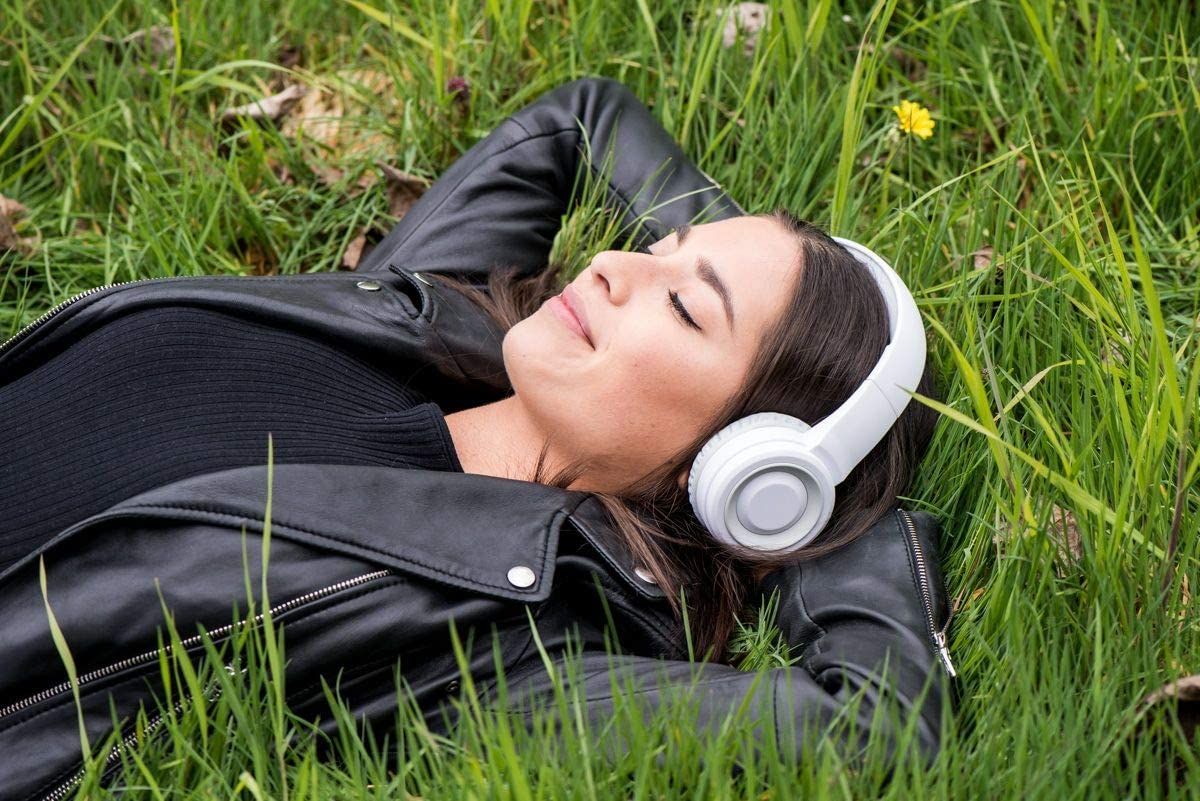 Lenco Wireless Headphones Bluetooth White