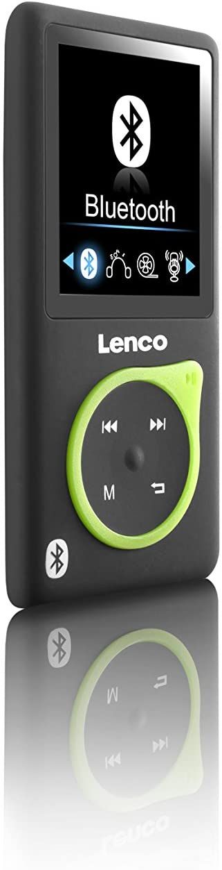 Lenco Xemio-768 1.8-Inch Bluetooth MP4 Player - 8GB Black/Green