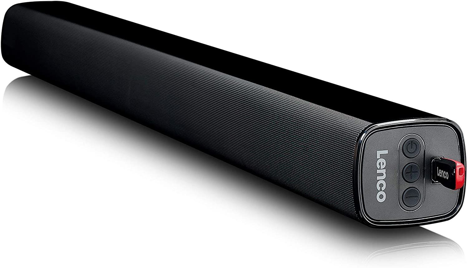 Lenco SB-080BK Bluetooth Soundbar with Wall Mount Bracket - Black