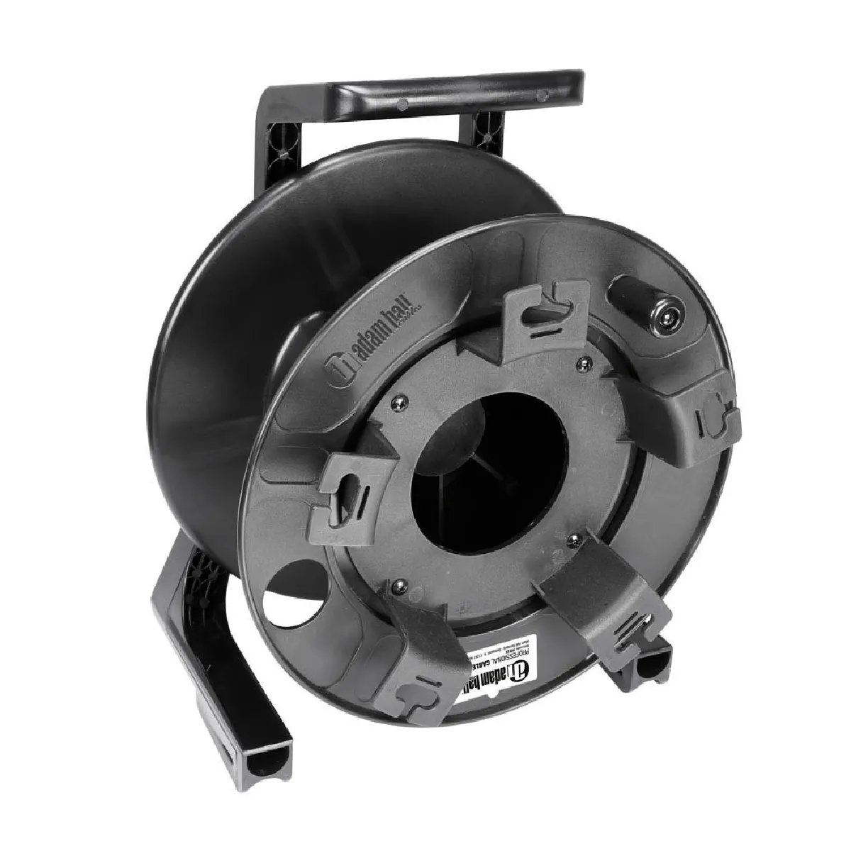Adam Hall Cable Reel - Professional Cable Rewinder - Robust and Lightweight - Ergonomic Handle - Durable Plastic