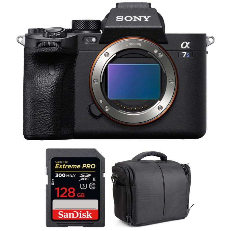Sony Alpha a7S III Nu + Tarjeta SanDisk 128GB Extreme PRO UHS-II SDXC 300 MB/s + Maleta de Garantía 2 Años