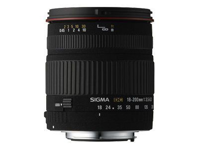 Sigma Zoom Lens - 18-200mm f/3.5-6.3 DC - Pentax K Mount