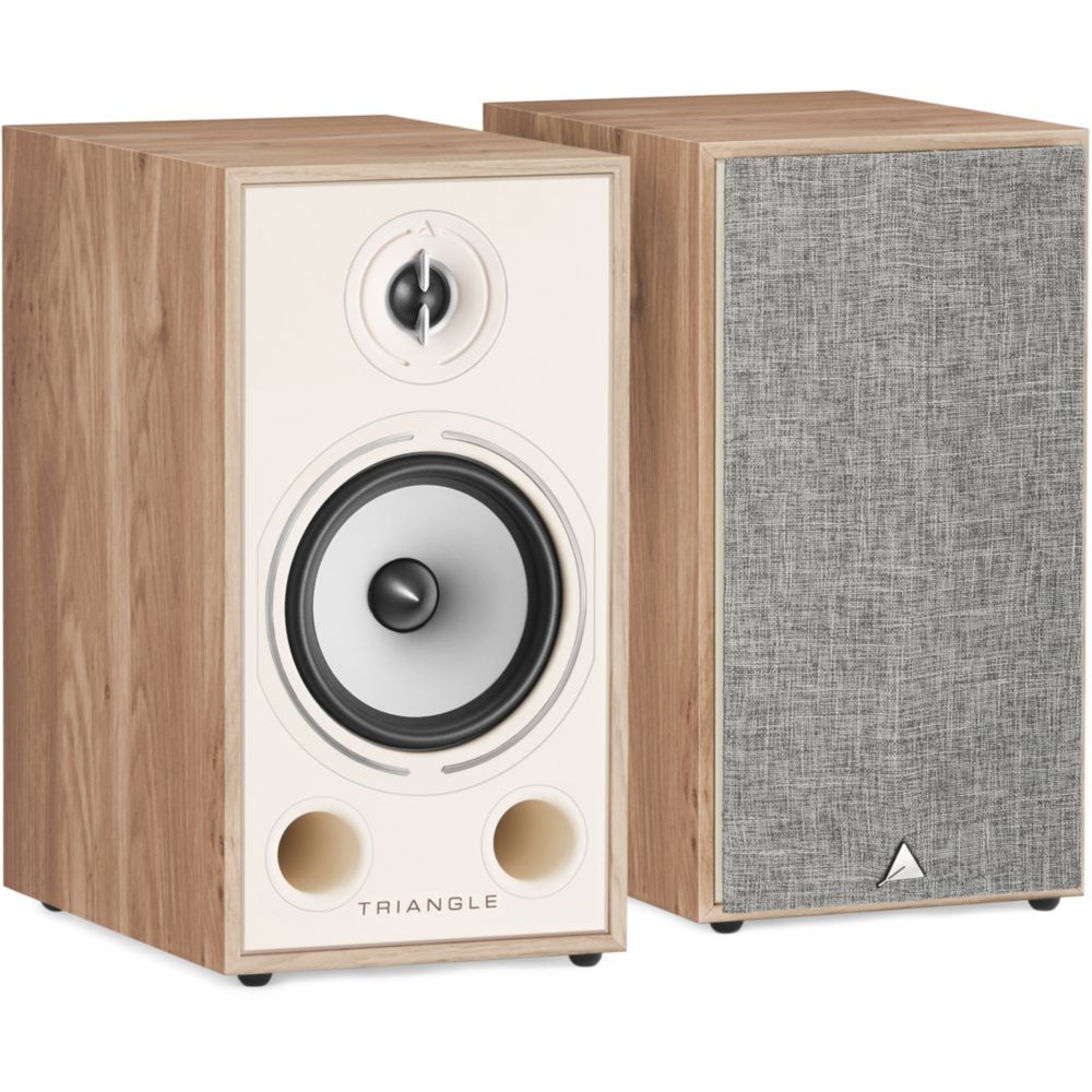 Triangle Borea BR03 Bookcase Speaker - Light Oak x2