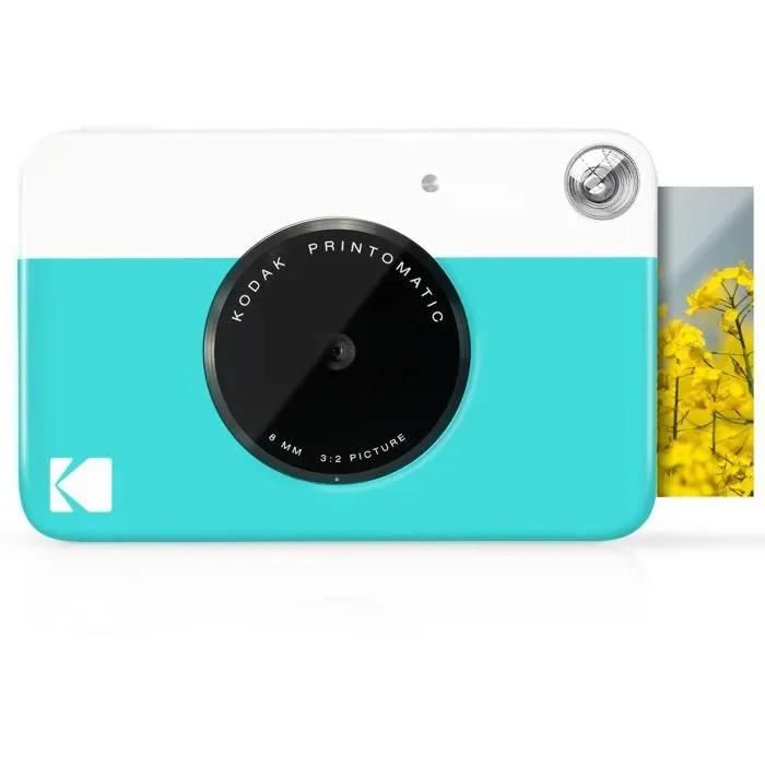 Kodak PRINTOMATIC Digital Camera - 10.0 MP Compact Instant Print Photo Printer - Blue