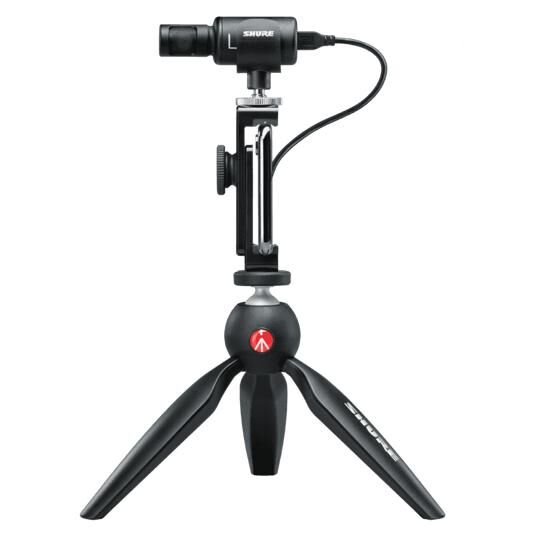 Shure MV88+ Video Kit Microphone Desk Stand