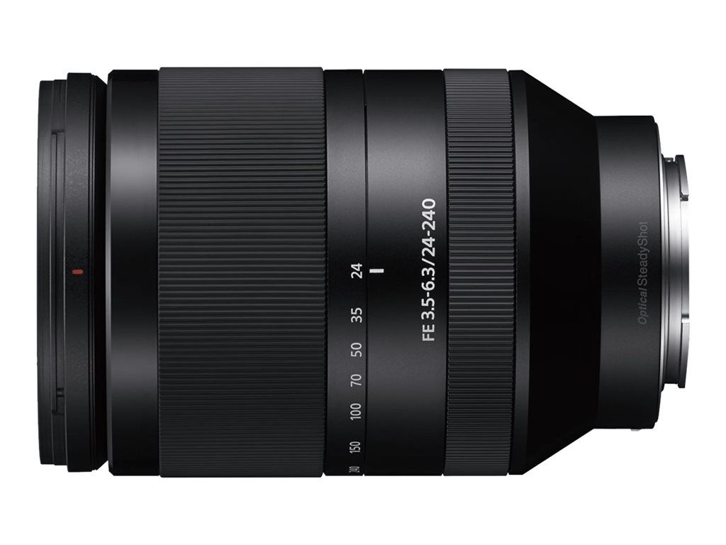 Sony SEL24240 - 24-240mm f/3.5-6.3 FE OSS Zoom Lens - Black (Sony E-mount, for Cinema Line, VLOGCAM, a1, a1 II, a6700, a7 IV, a7 V, a7C, a7C II, a7CR, a7R V, a9 III)