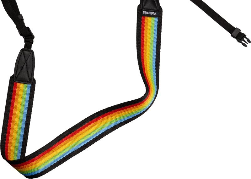 Polaroid Instant Camera Strap, Black, Orange, Yellow