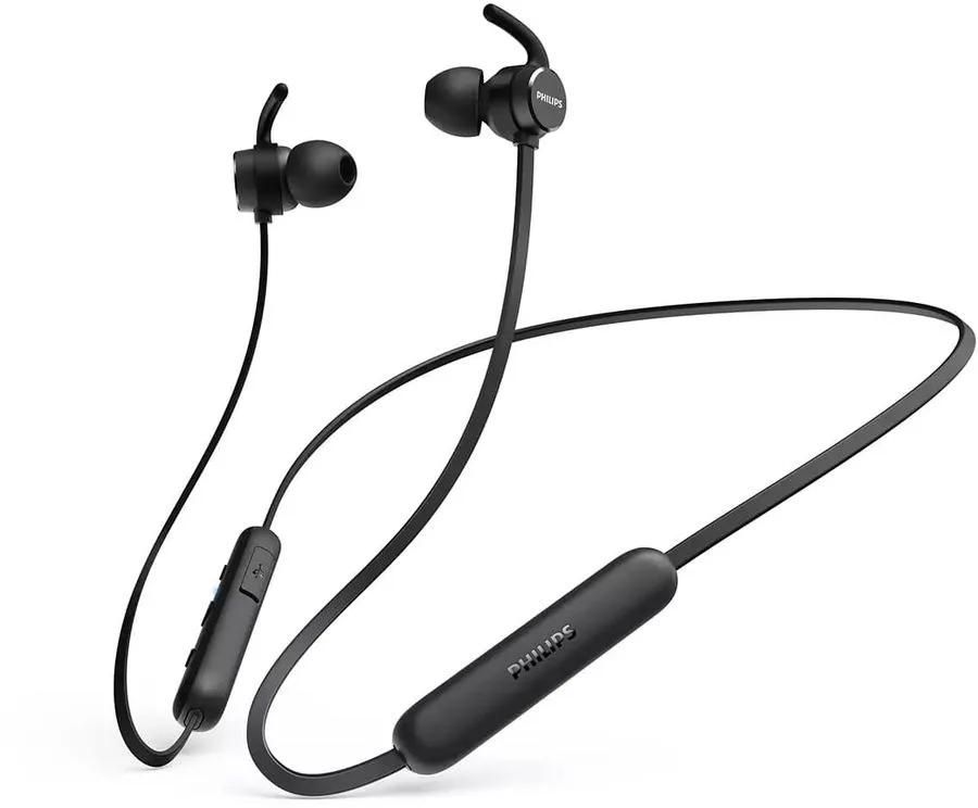 Philips TAE1205BK - Bluetooth Earbuds - Sweatproof - Black