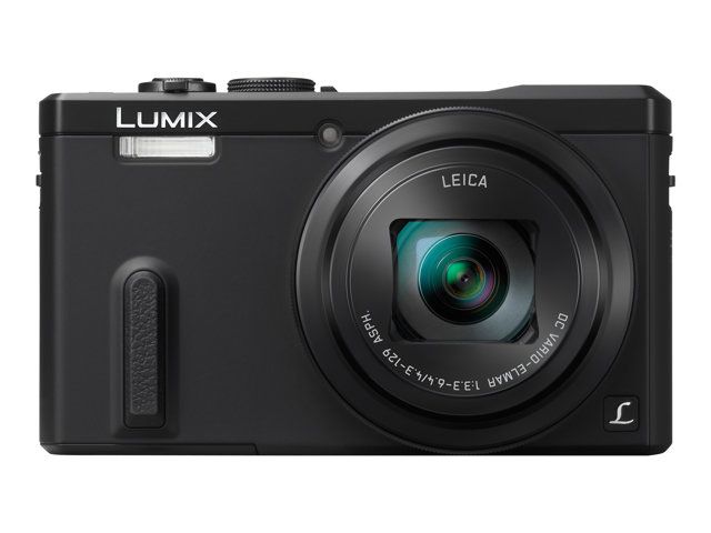 Panasonic Compact Digital Camera - 18.1MP - 30x Optical Zoom - Leica - Wi-Fi, NFC - Black