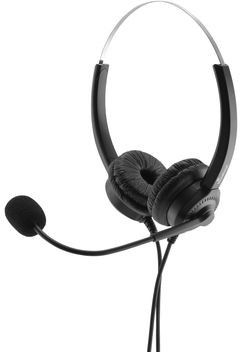 MediaRange MROS304 - Over-Ear Headset - Wired - USB - Black, Silver