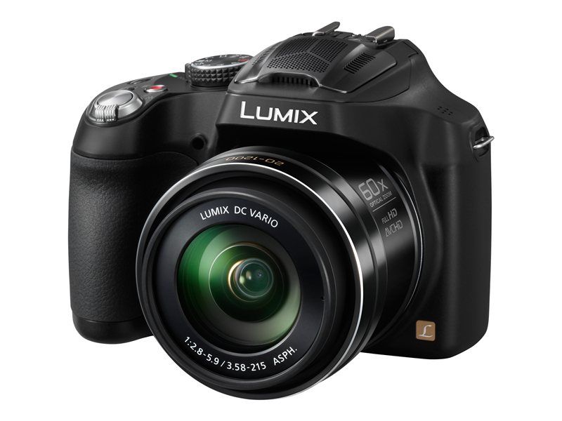 Panasonic Lumix DMC-FZ72 Digital Camera - 16.1MP - 60x Optical Zoom - Black