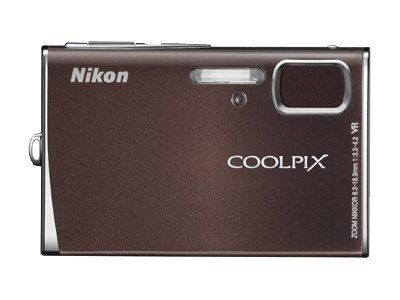 Nikon Coolpix S51 8.1MP Compact Camera, Brown