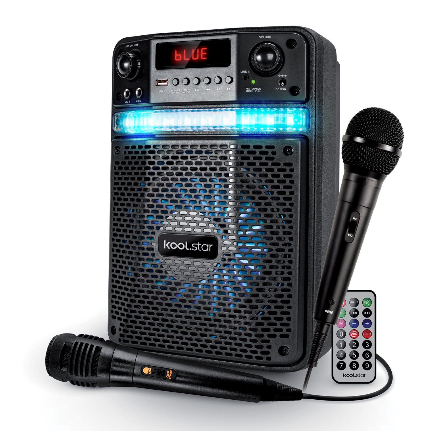Enceinte Koolstar BROZY08 400W avec micro intégré, effets LED et application smartphone