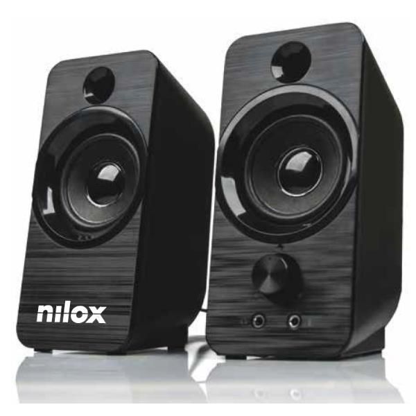 Nilox PC Speaker 6W Mono Black Wired