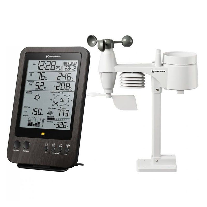 Bresser 5-in-1 Weather Center Wood Aspect