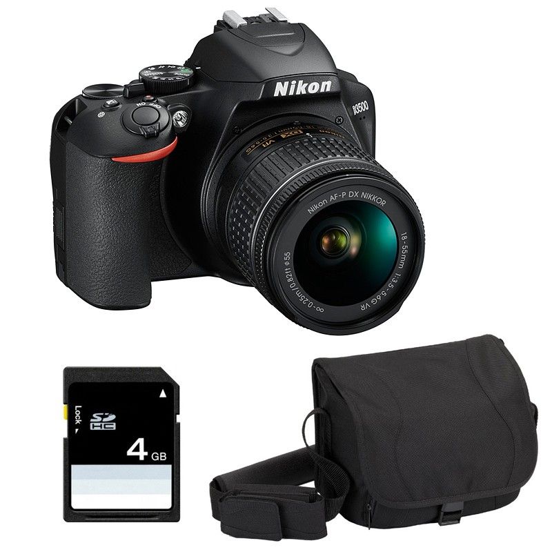 Nikon D3500 + 18-55 VR 3-Year Warranty + Bag + 4GB SD Card