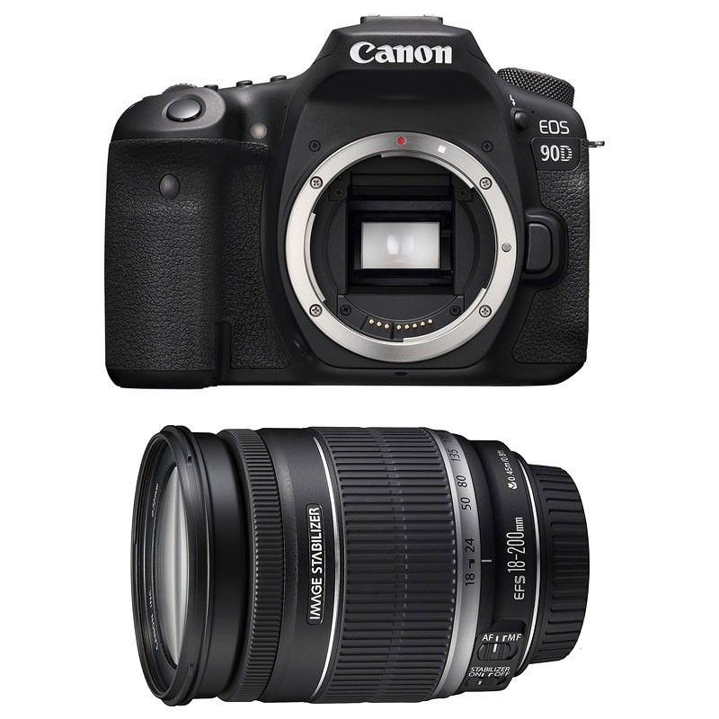 Canon EOS 90D + 18-200 IS 3-Year Warranty