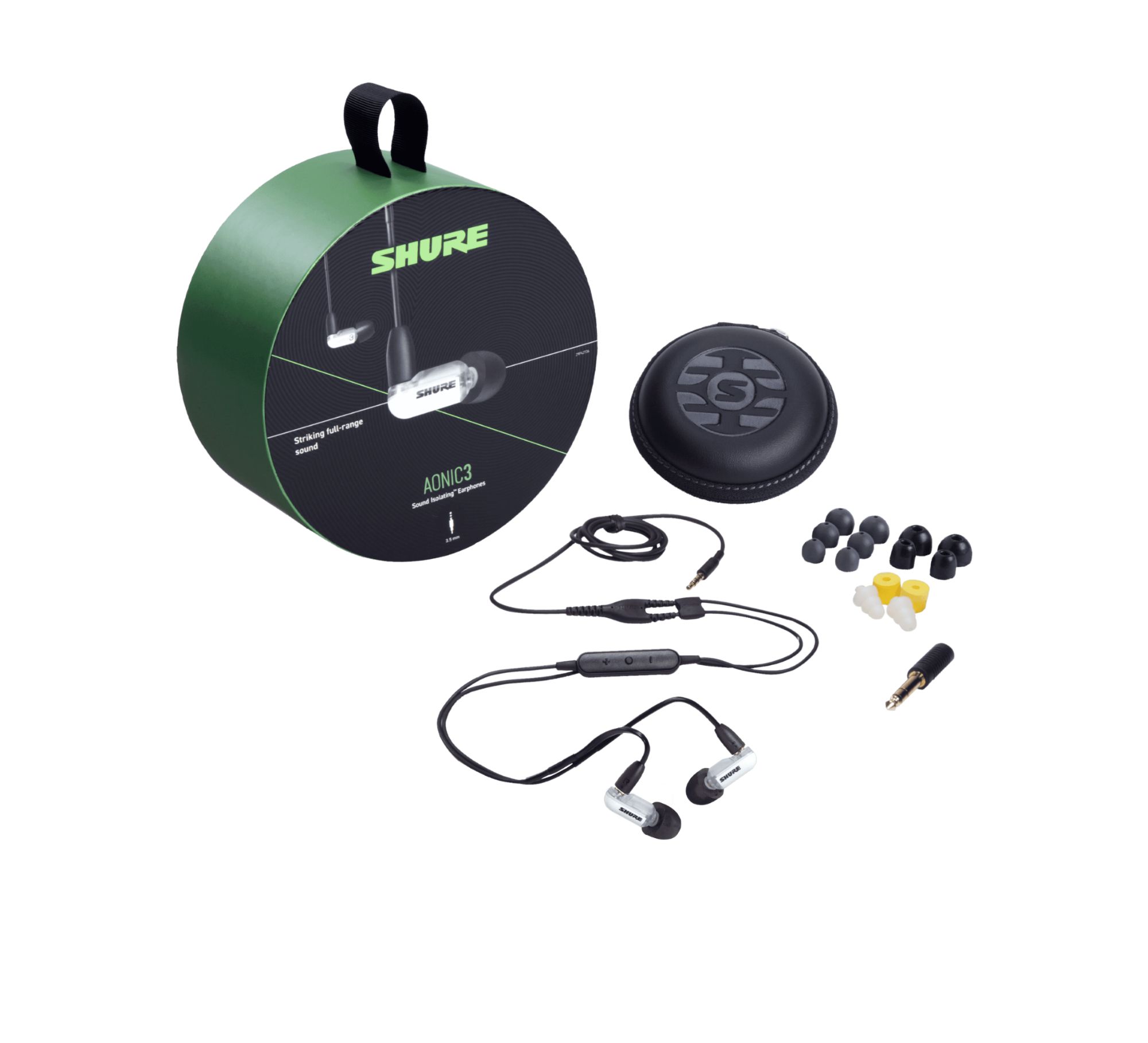 Shure AONIC 3 Sound Isolating Earphones (White)