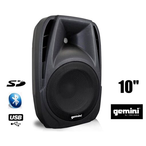 Altavoces activos Gemini ES10BLU Negro Boomer 10