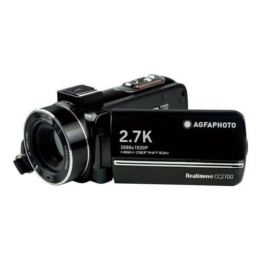 AgfaPhoto Realimove CC2700 - Caméscope - 2,7K - 8 MP - Carte Flash - Noir