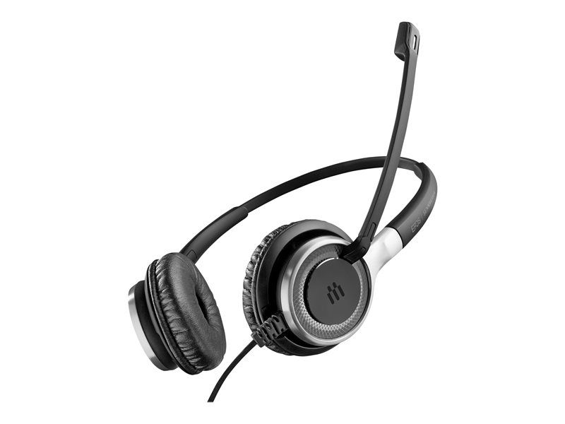Auriculares con cable Epos I Sennheiser Impact SC 665 - Sobreoreja - Negro y Plata