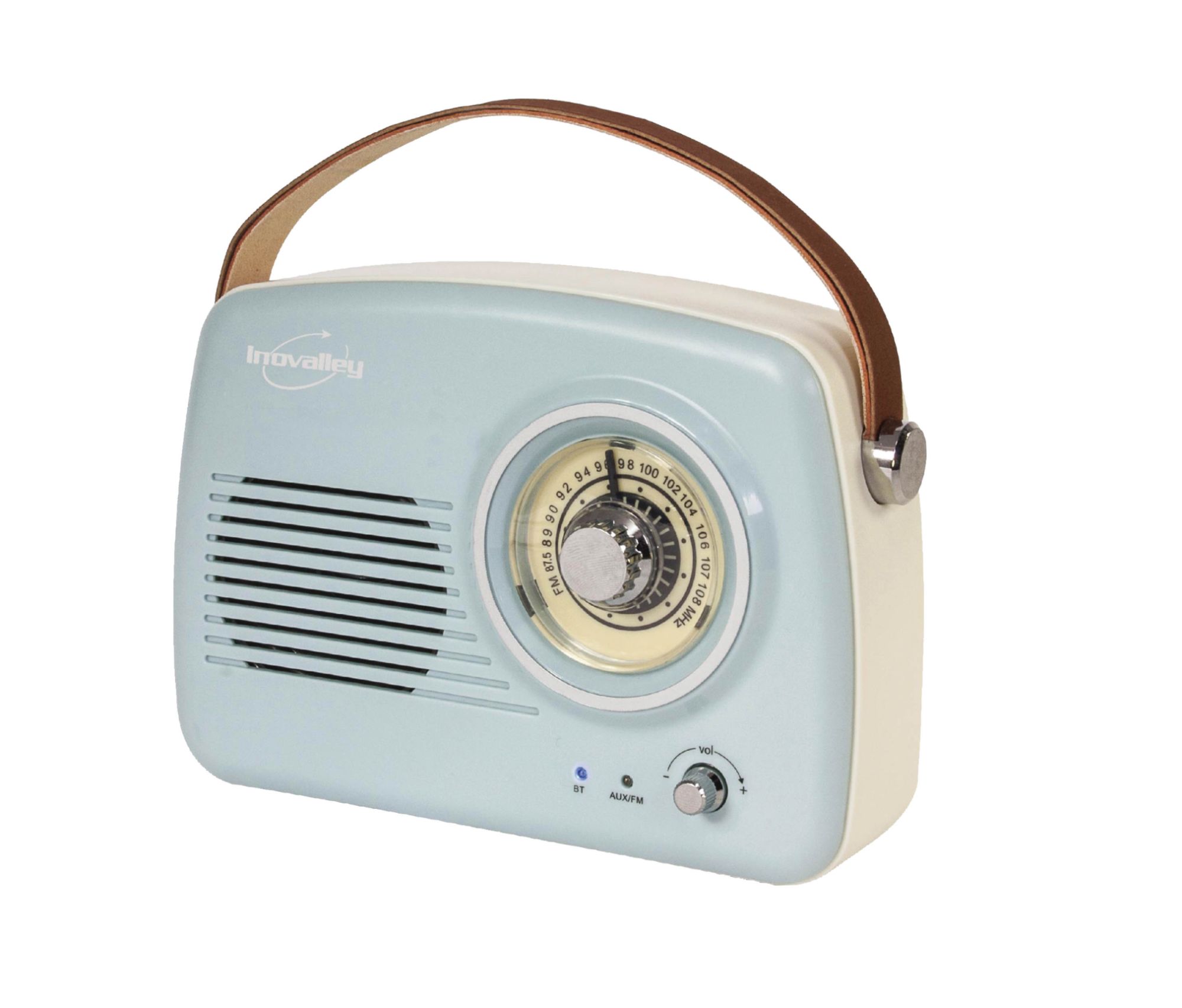 Inovalley Bluetooth Portable Radio (Blue, Size: S, Capacity: 1000mAh)