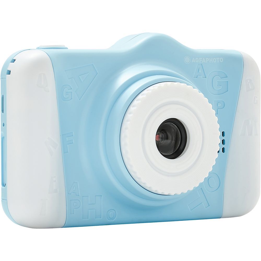 AGFA PHOTO Realikids Cam 2 - Digital Camera for Kids (Photo, Video, LCD Screen 3.5'', Photo Filters, Selfie Mode, Lithium Battery) - Blue