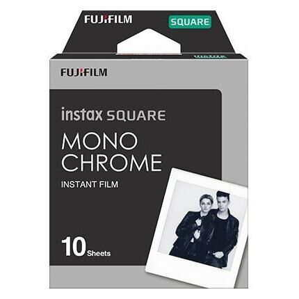 Fujifilm Instax Square Monochrome Film, 10 Sheets (86x72mm)