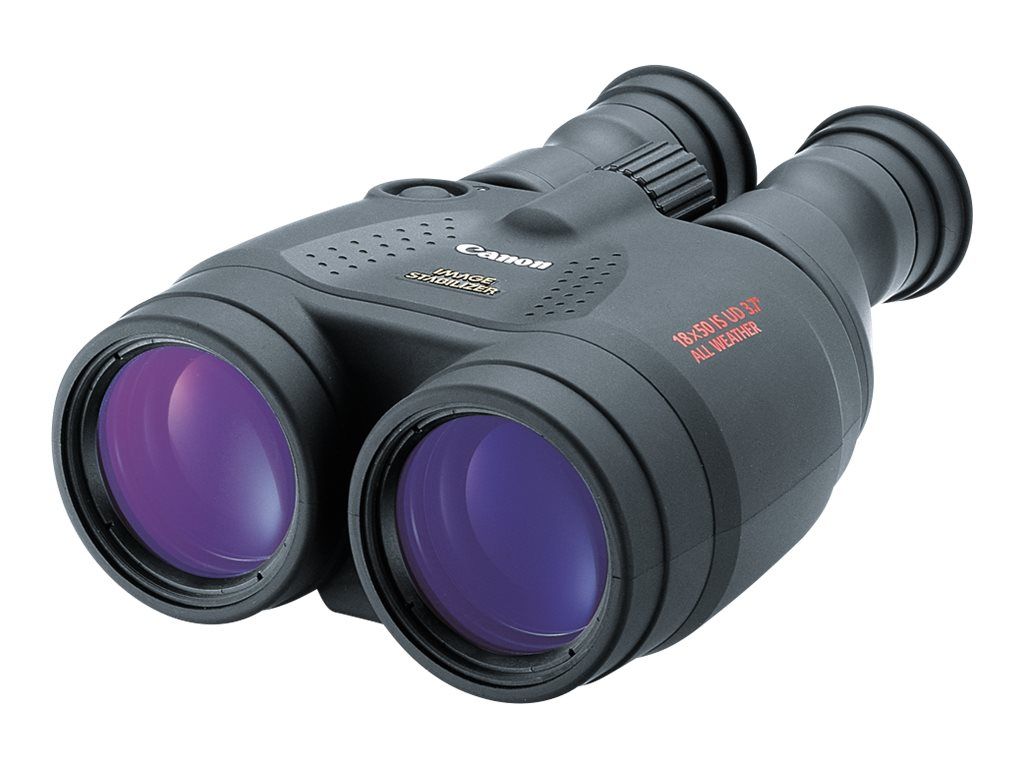 Canon - 18x50 IS Waterproof Binoculars with Image Stabilization (Porro, Black)