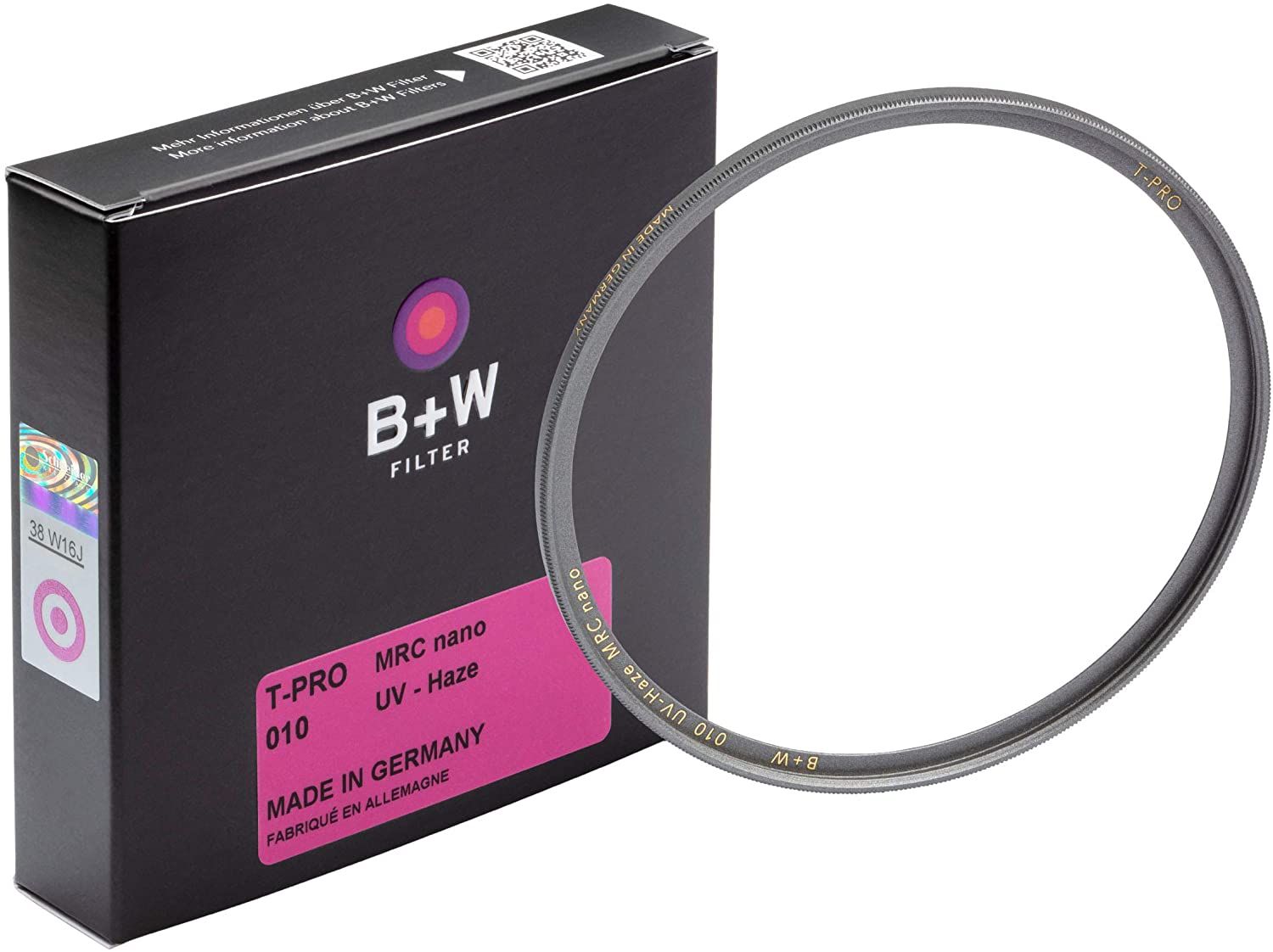 B+W T-Pro 010 UV Haze Filter MRC Nano
