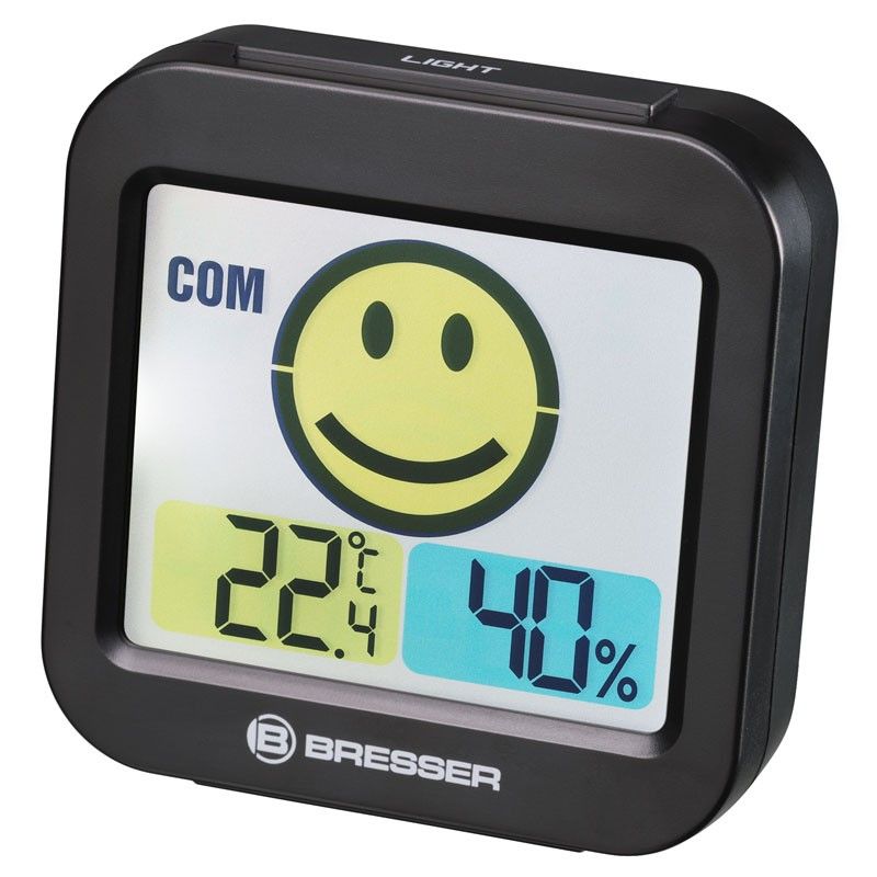 Bresser MyTime Smile Thermometer - Black