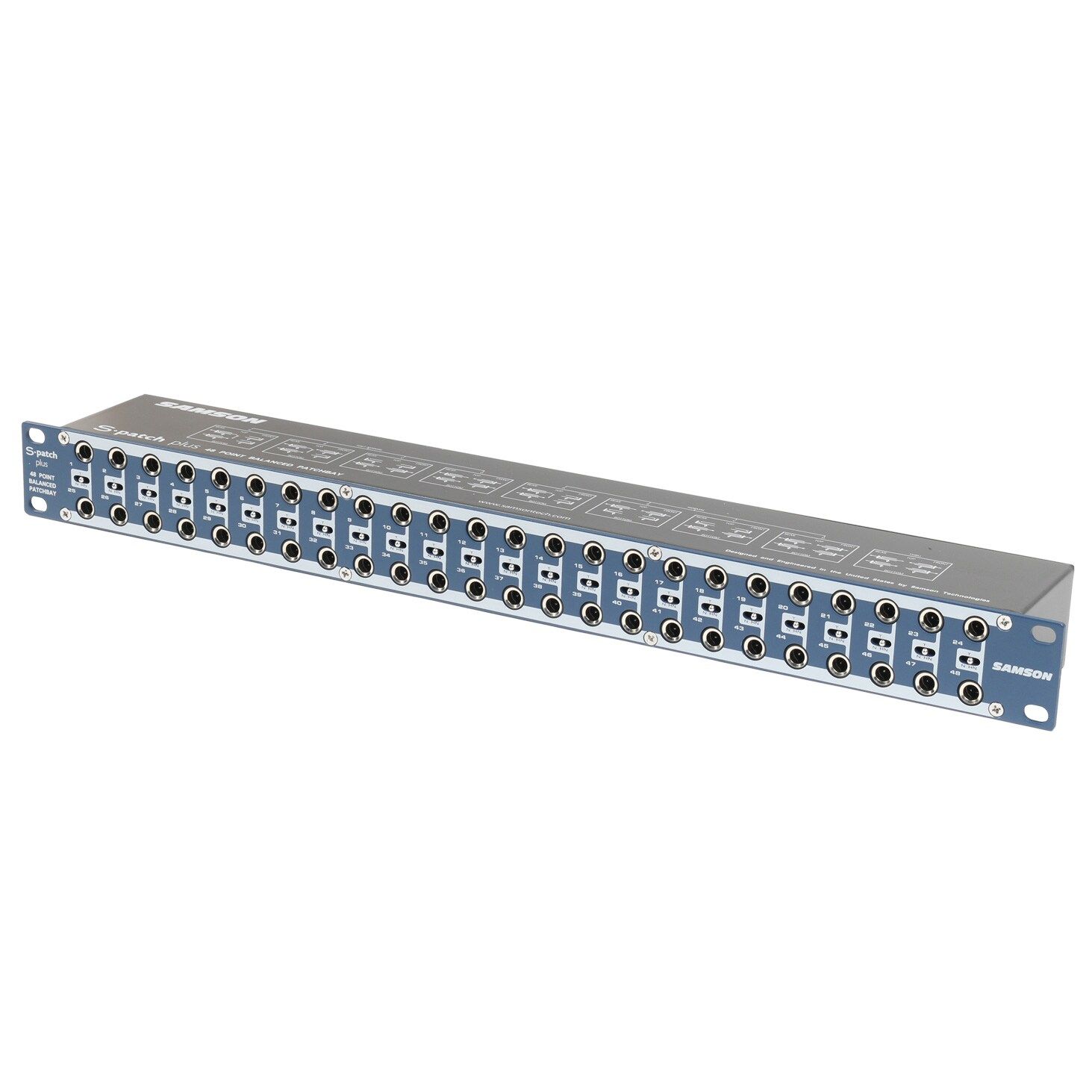 Samson Patch+ 48-Channel Symmetrical Patchbay