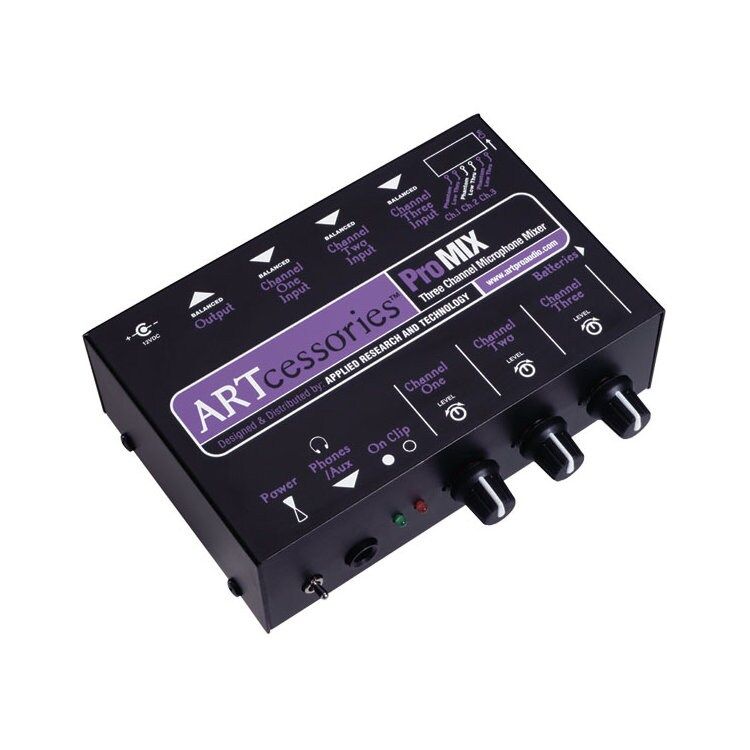 ART Pro Audio Micro 3-Channel Mixer